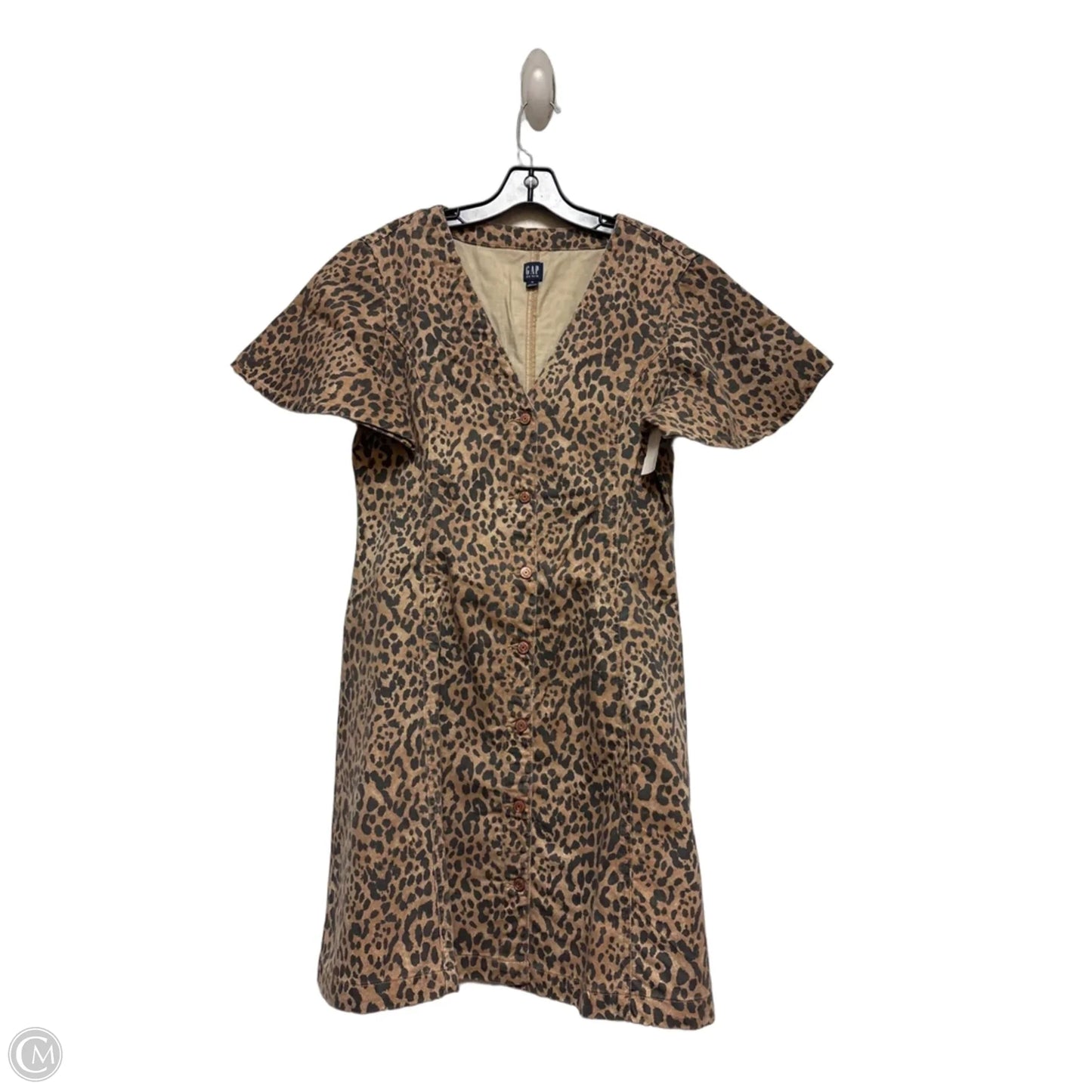 Dress Casual Short By Gap In Animal Print, Size: M