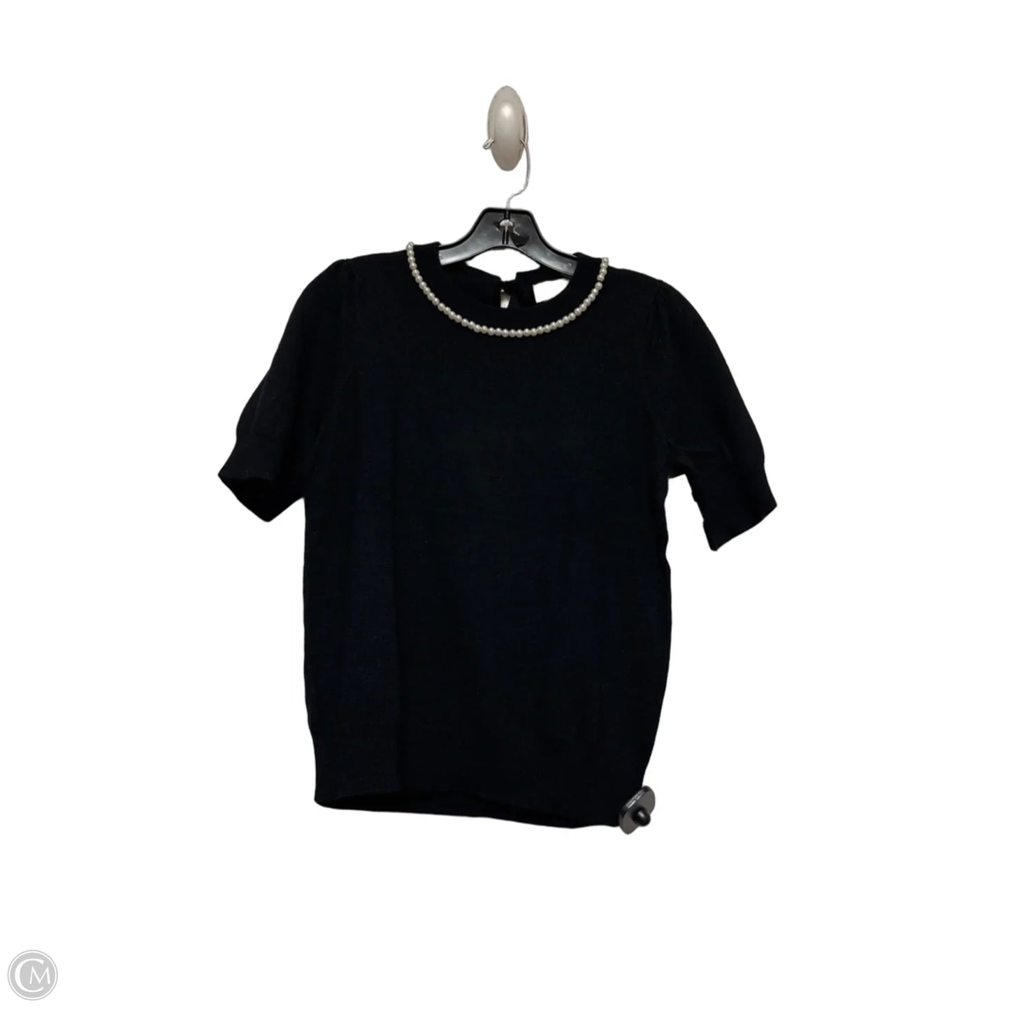 Top Short Sleeve Designer By Kate Spade In Black, Size: S