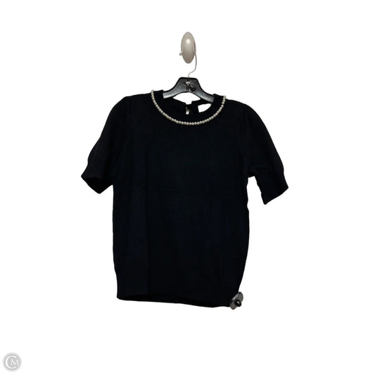 Top Short Sleeve Designer By Kate Spade In Black, Size: S