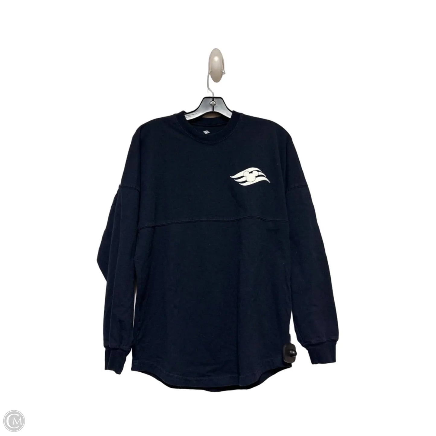 Top Long Sleeve By Disney Store In Black & White, Size: Xs