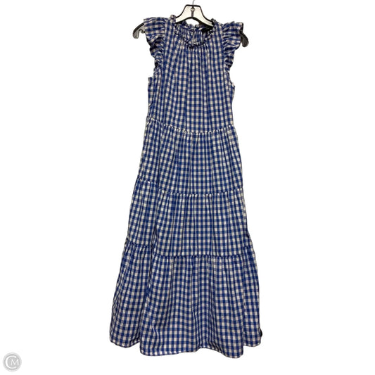 Dress Casual Midi By J. Crew In Checkered Pattern, Size: Xs