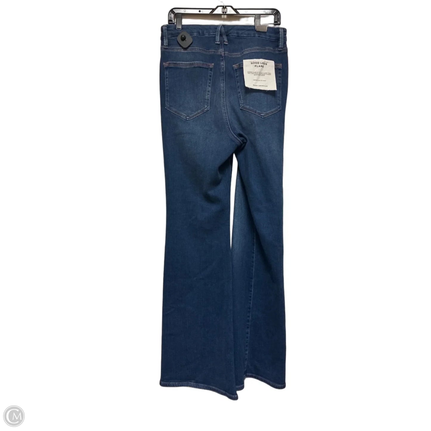 Jeans Straight By Good American In Blue Denim, Size: 14