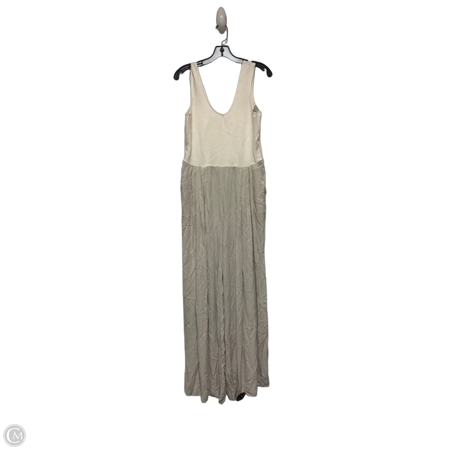 Jumpsuit By Clothes Mentor In Cream & White, Size: Xl