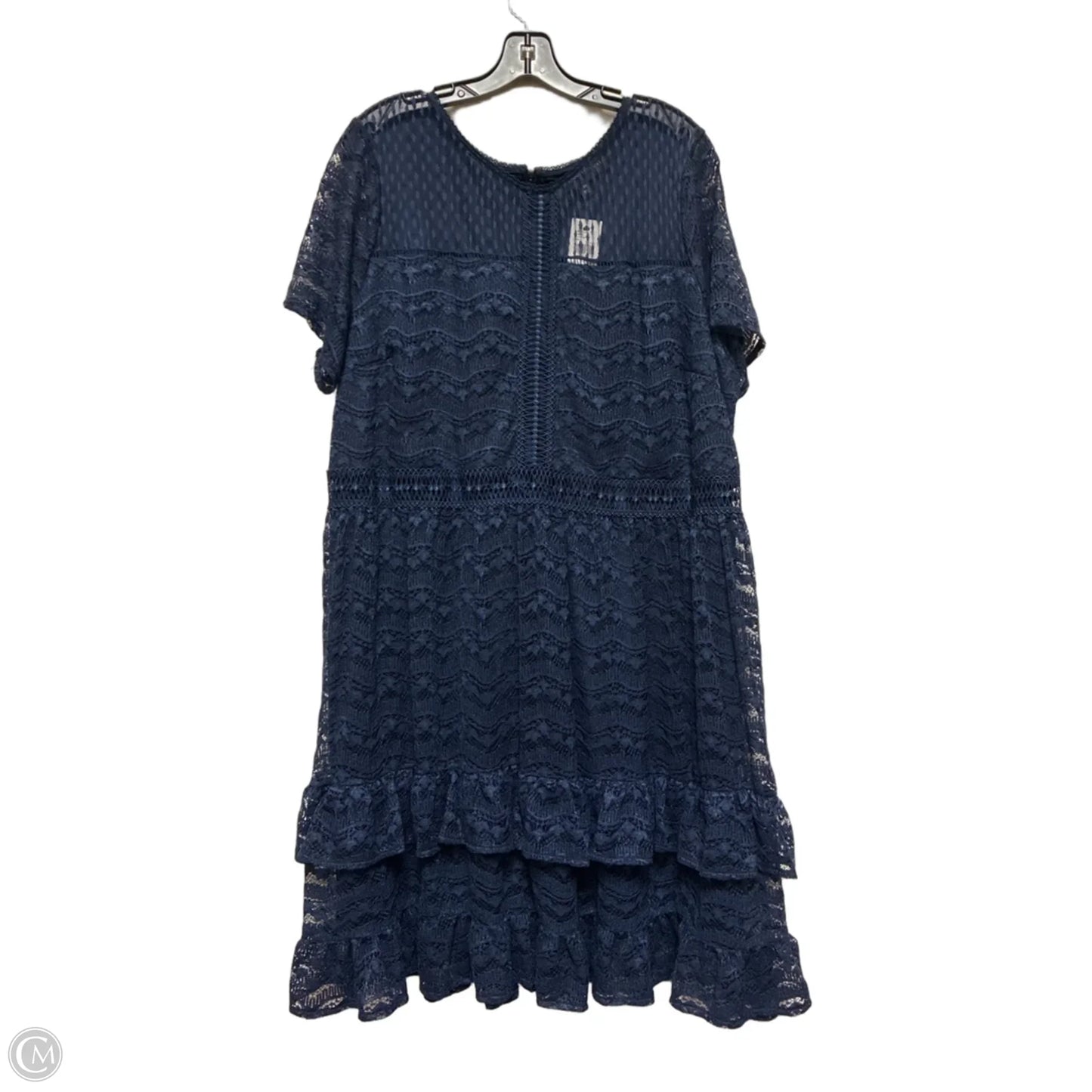 Dress Casual Short By Lane Bryant In Blue, Size: 3x