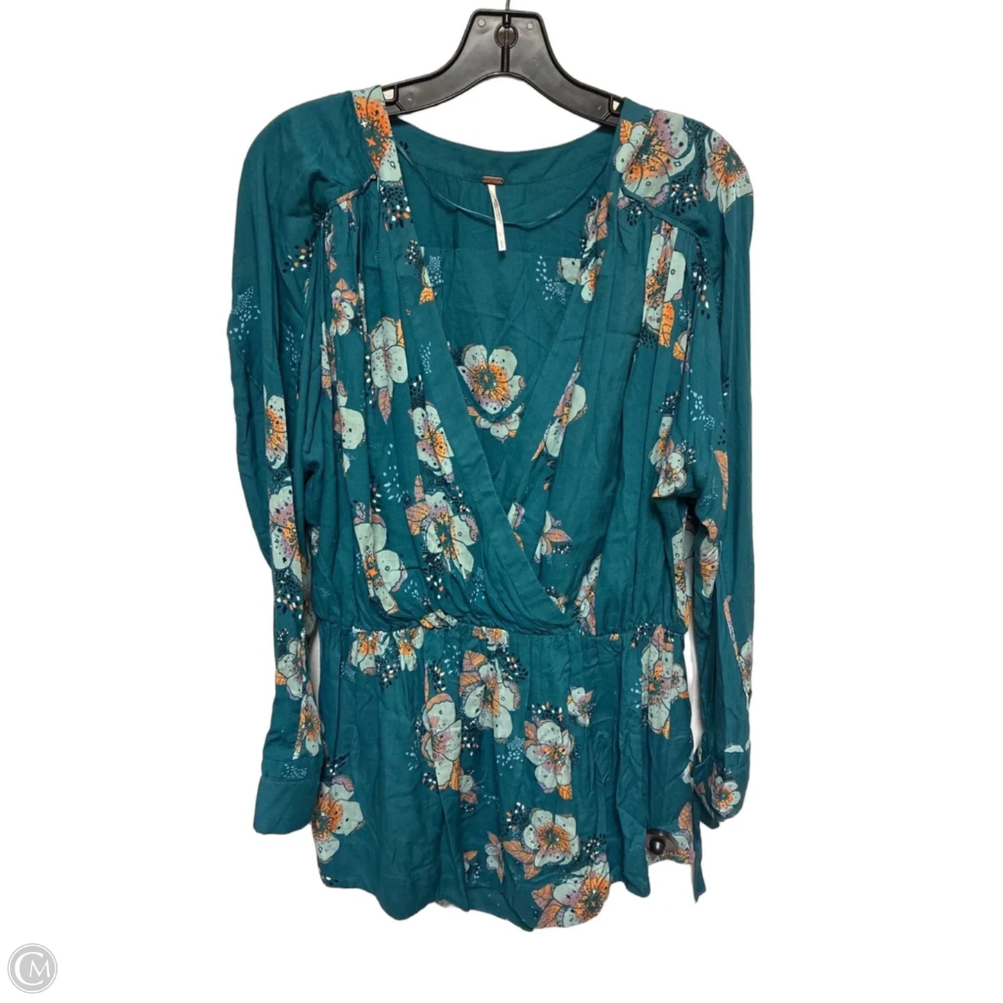 Top Long Sleeve By Free People In Floral Print, Size: S