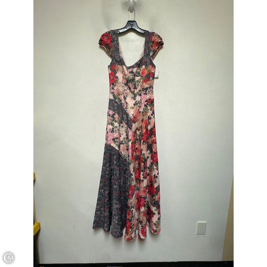 Dress Casual Maxi By Free People In Floral Print, Size: Xs