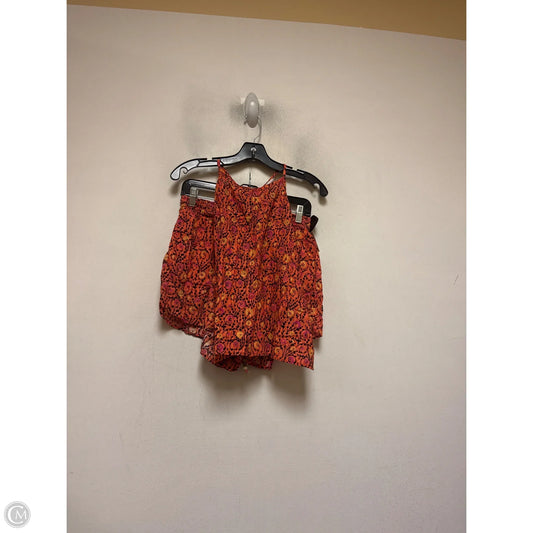 Shorts Set By Anthropologie In Black & Orange, Size: 8