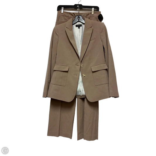 Pants Suit 2pc By Tahari In Tan, Size: Xs
