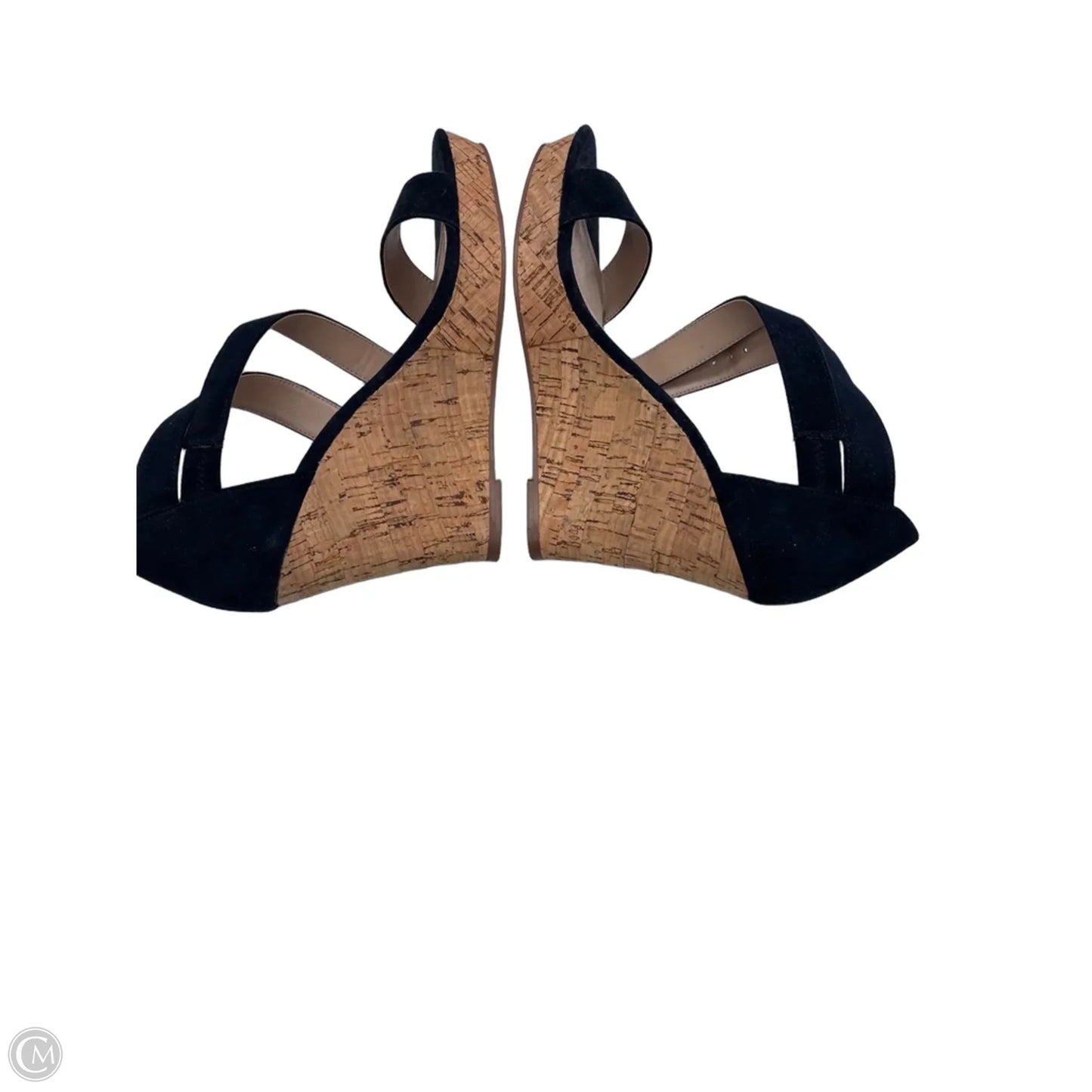 Sandals Heels Wedge By Charles By Charles David In Navy, Size: 7