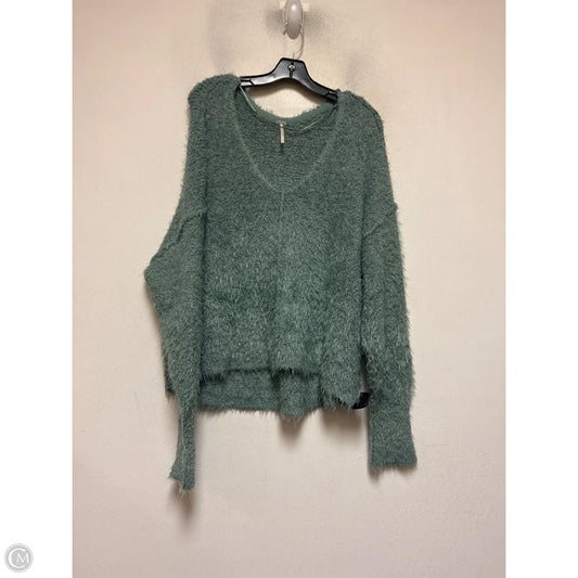 Sweater By Free People In Green, Size: M
