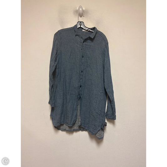 Top Long Sleeve By Free People In Blue, Size: M