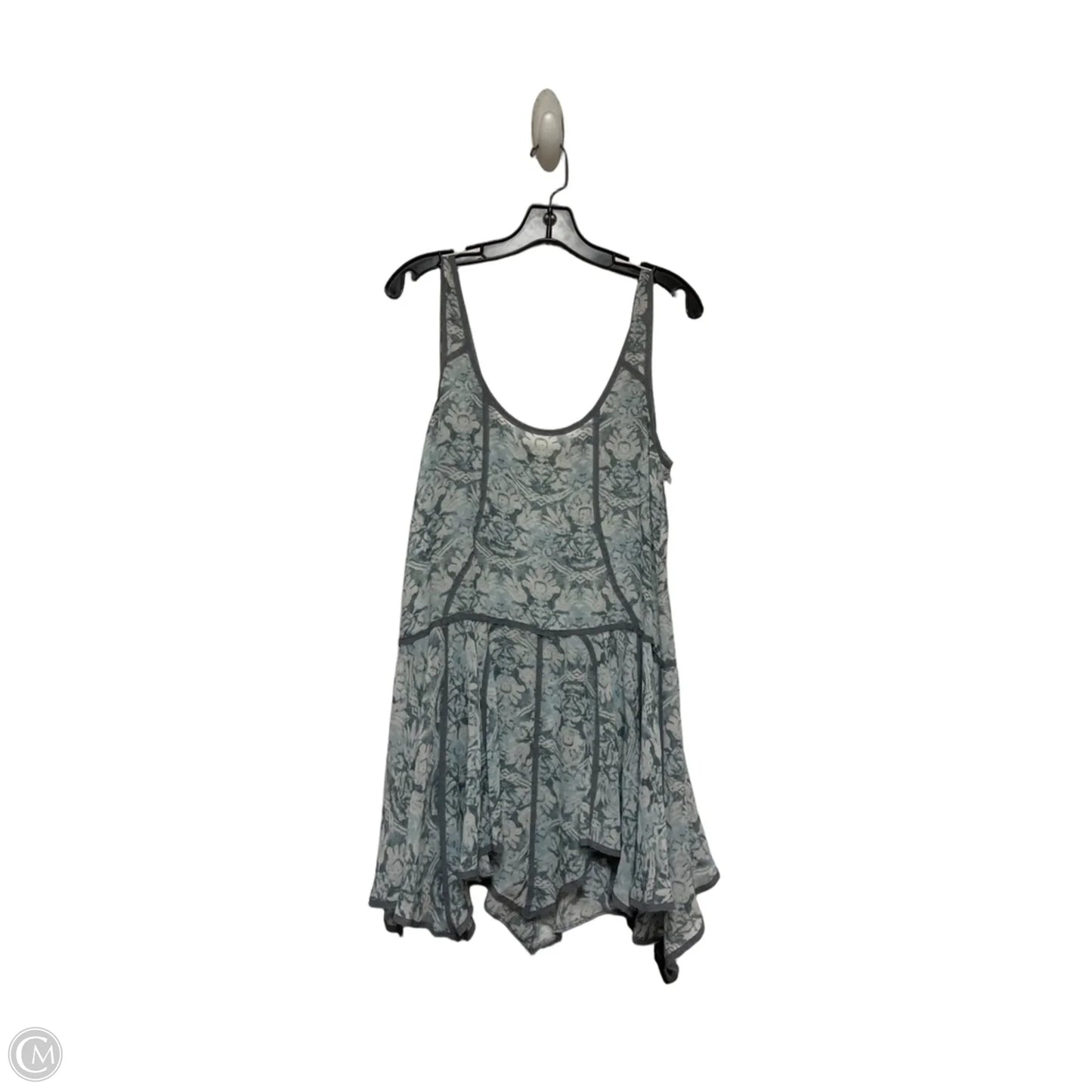 Nightgown By Free People In Blue & Grey, Size: M