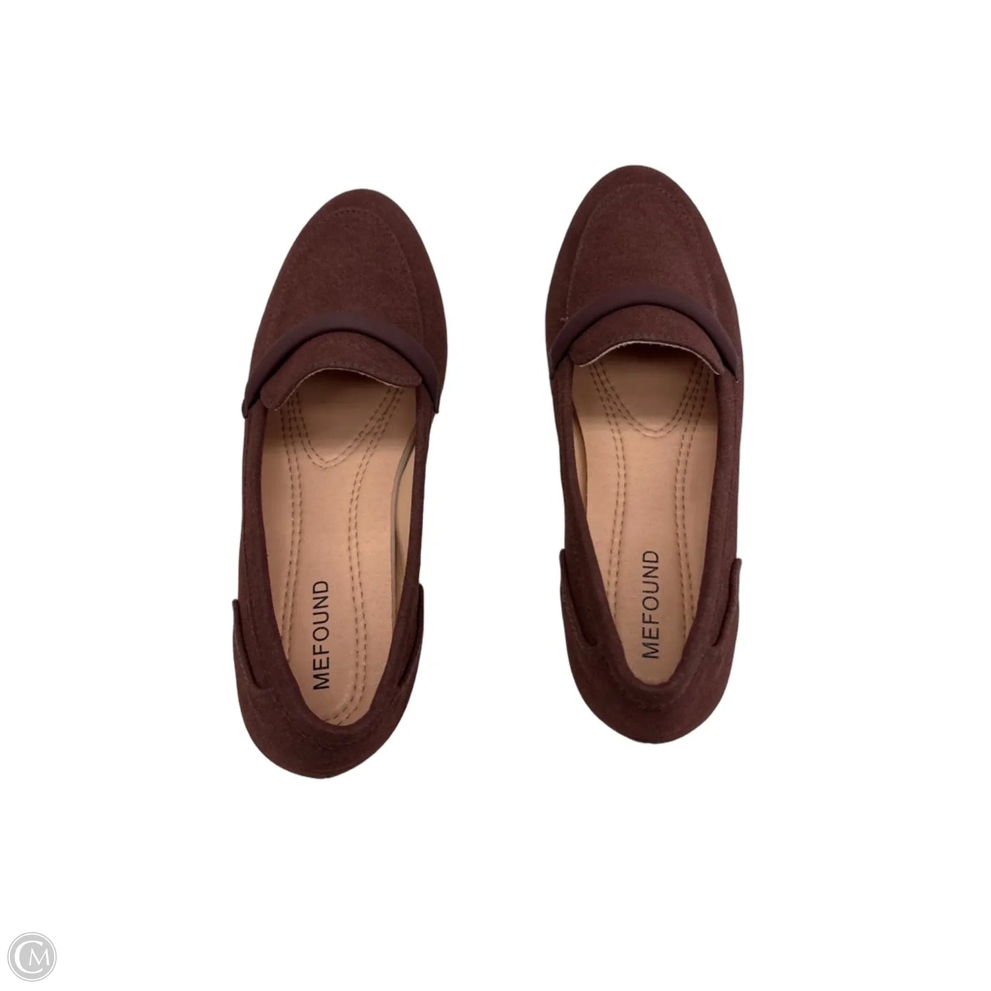 Shoes Flats By Clothes Mentor In Brown, Size: 9.5