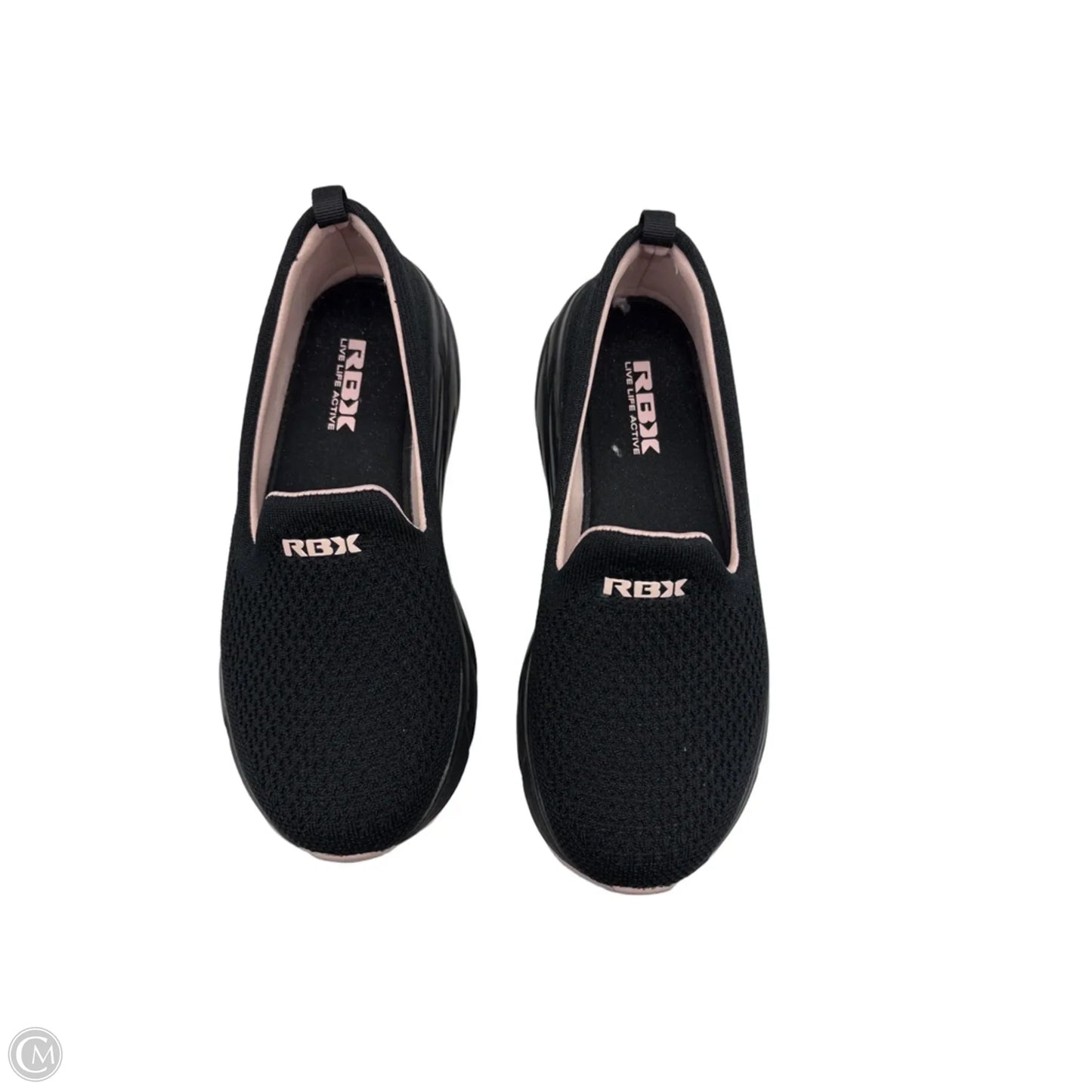 Shoes Flats By Rbx In Black & Pink, Size: 7.5