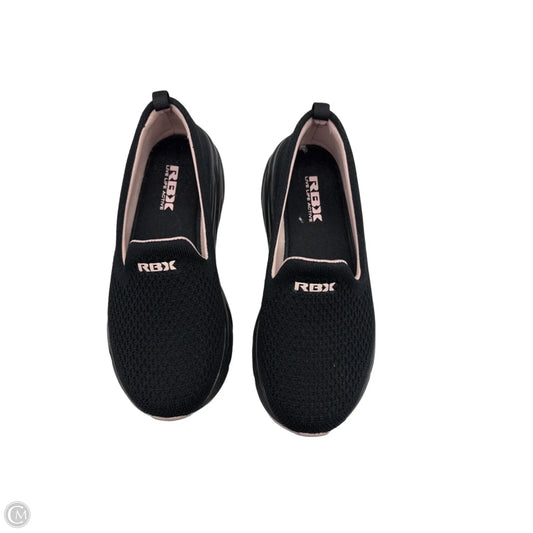 Shoes Flats By Rbx In Black & Pink, Size: 7.5