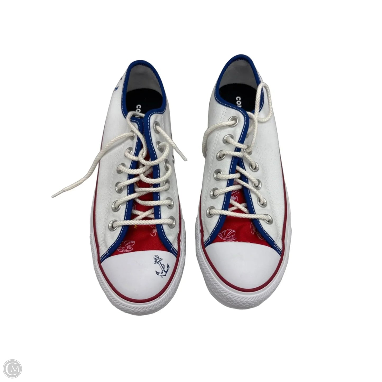 Shoes Sneakers By Converse In Blue Red & White, Size: 7