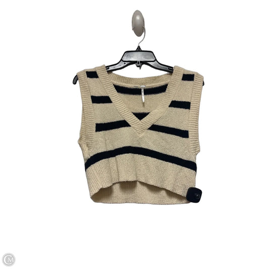 Top Sleeveless By Free People In Black & Tan, Size: Xs