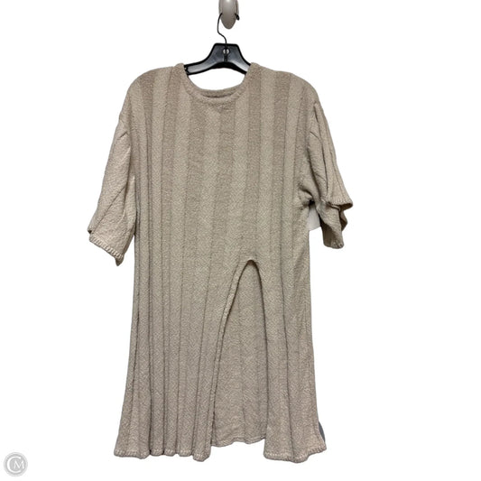Top Short Sleeve By Free People In Tan, Size: Xs