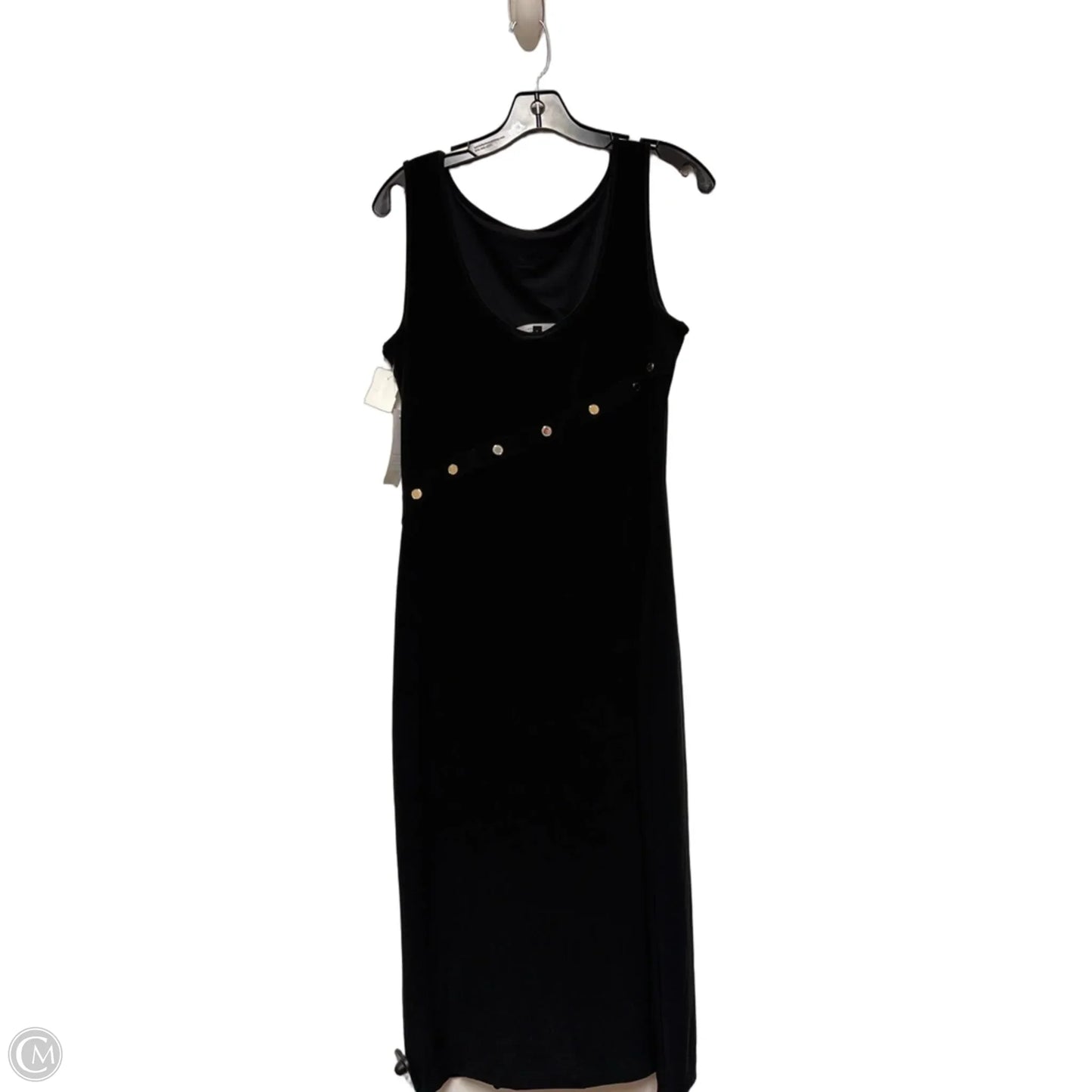 Dress Casual Midi By White House Black Market In Black, Size: M