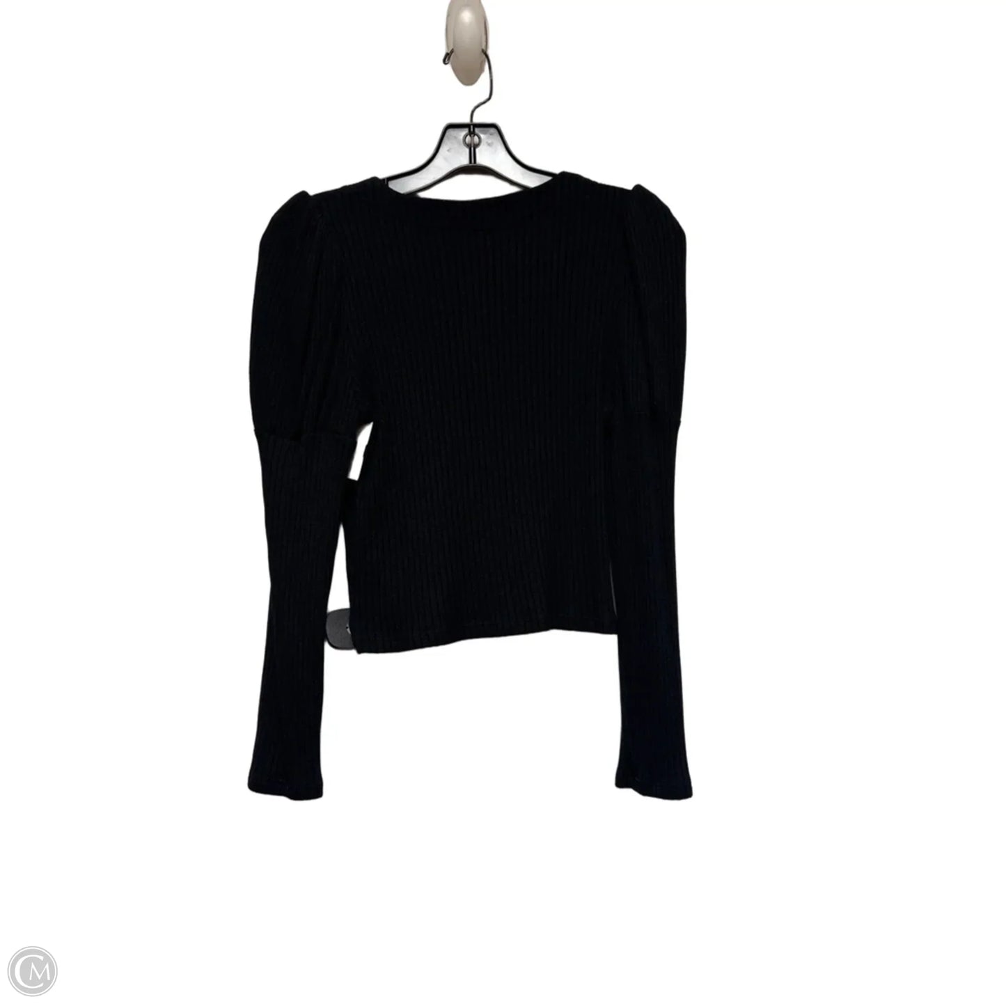 Top Long Sleeve By Reformation In Black, Size: M