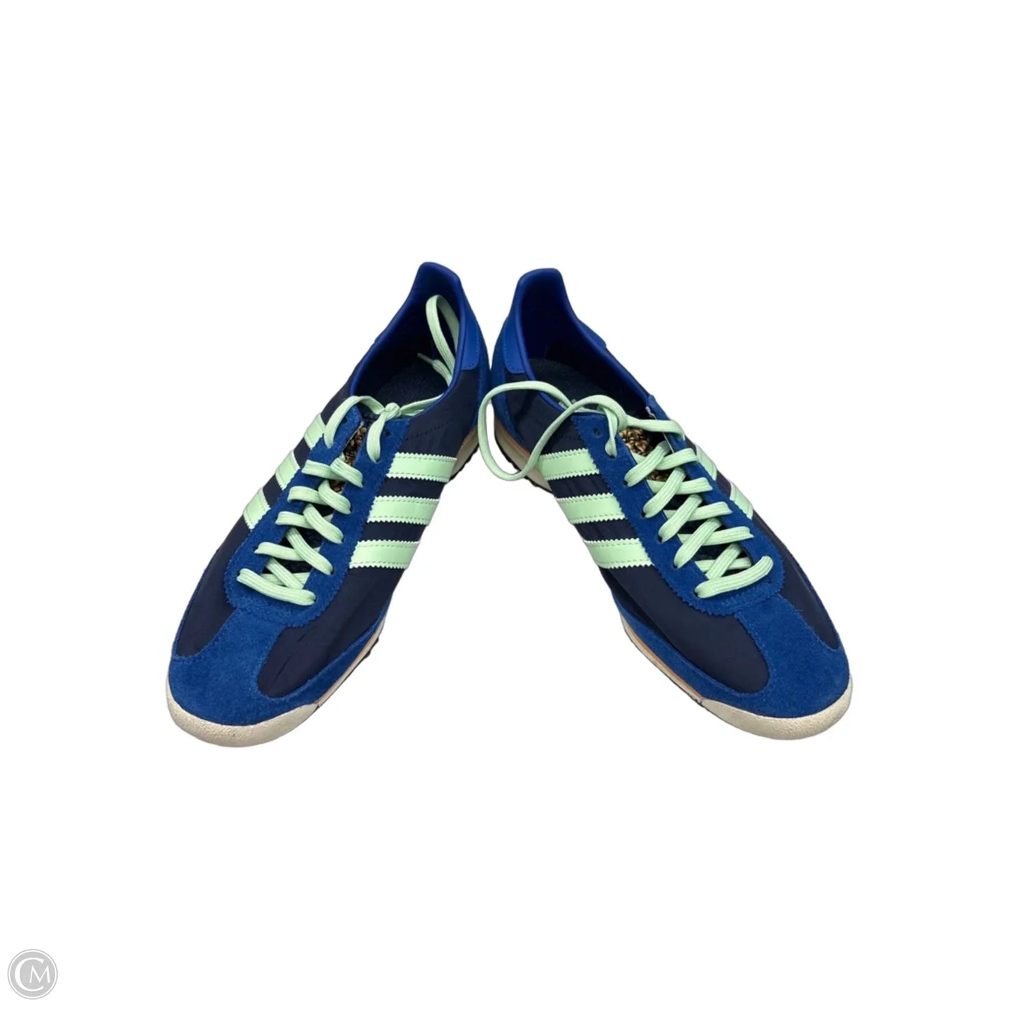 Shoes Sneakers By Adidas In Blue & Green, Size: 8.5