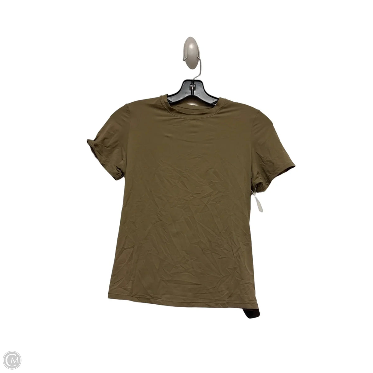 Top Short Sleeve Basic By Skims In Green, Size: M