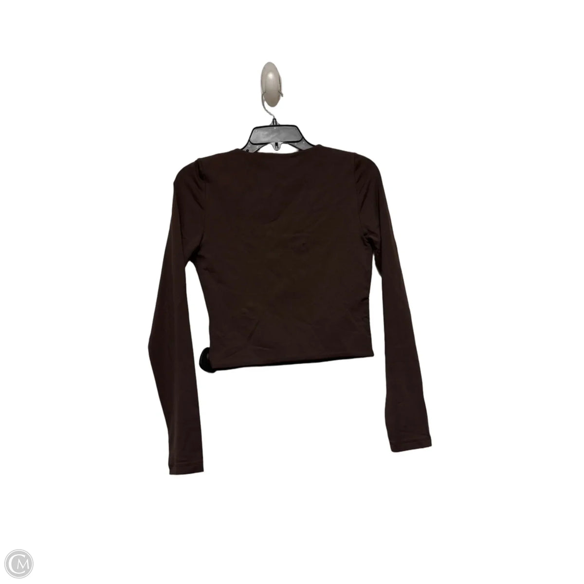 Top Long Sleeve Basic By Babaton In Brown, Size: M