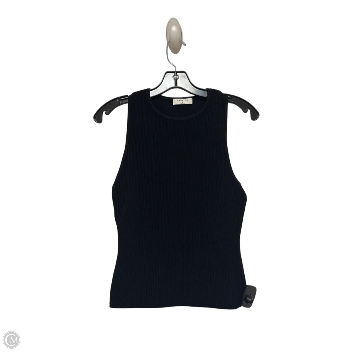 Top Sleeveless By Babaton In Black, Size: M