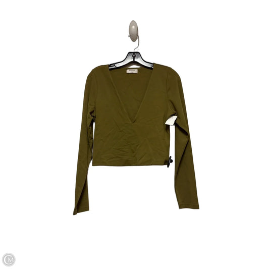 Top Long Sleeve Basic By Babaton In Green, Size: L