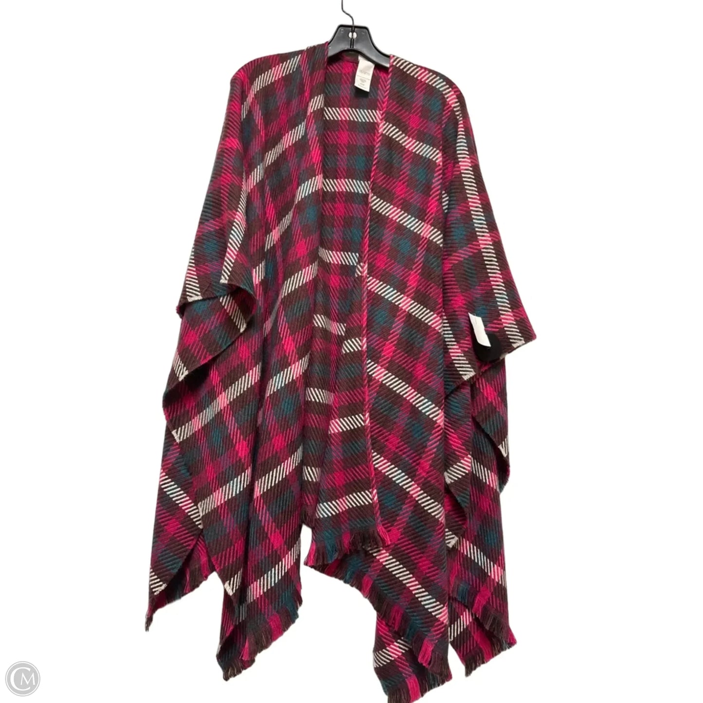 Shawl By Cabi In Plaid Pattern, Size: Osfm