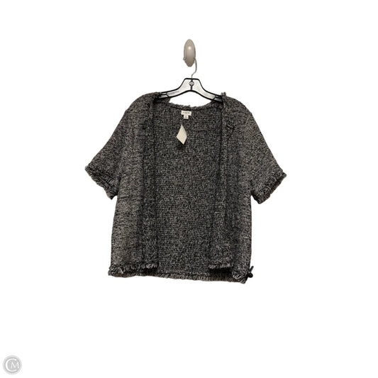 Top Short Sleeve By J. Crew In Black & White, Size: Xl