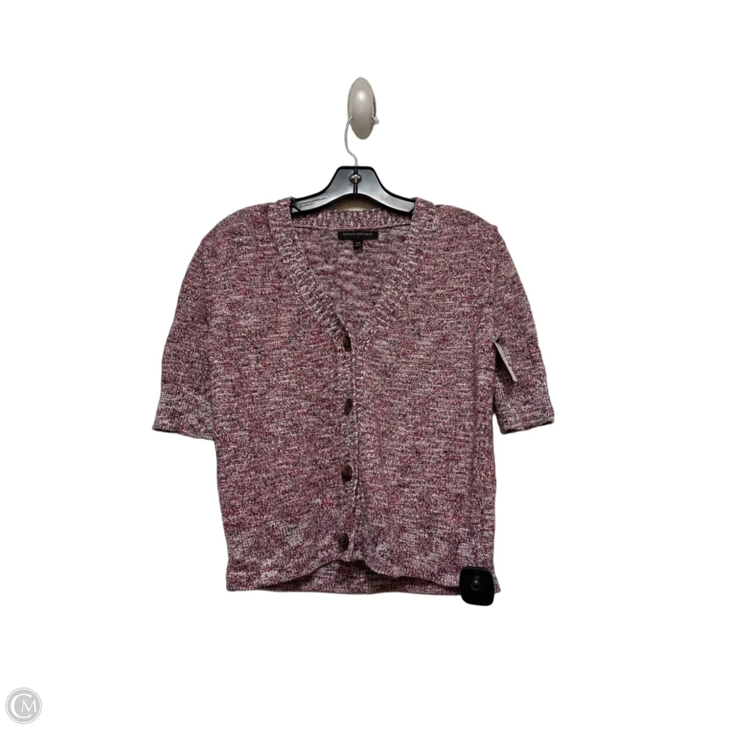Top Short Sleeve By Banana Republic In Red, Size: Xs