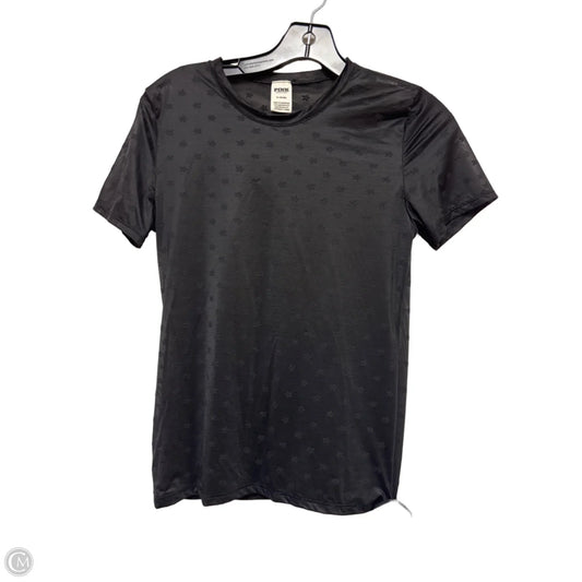 Top Short Sleeve By Pink In Black, Size: M