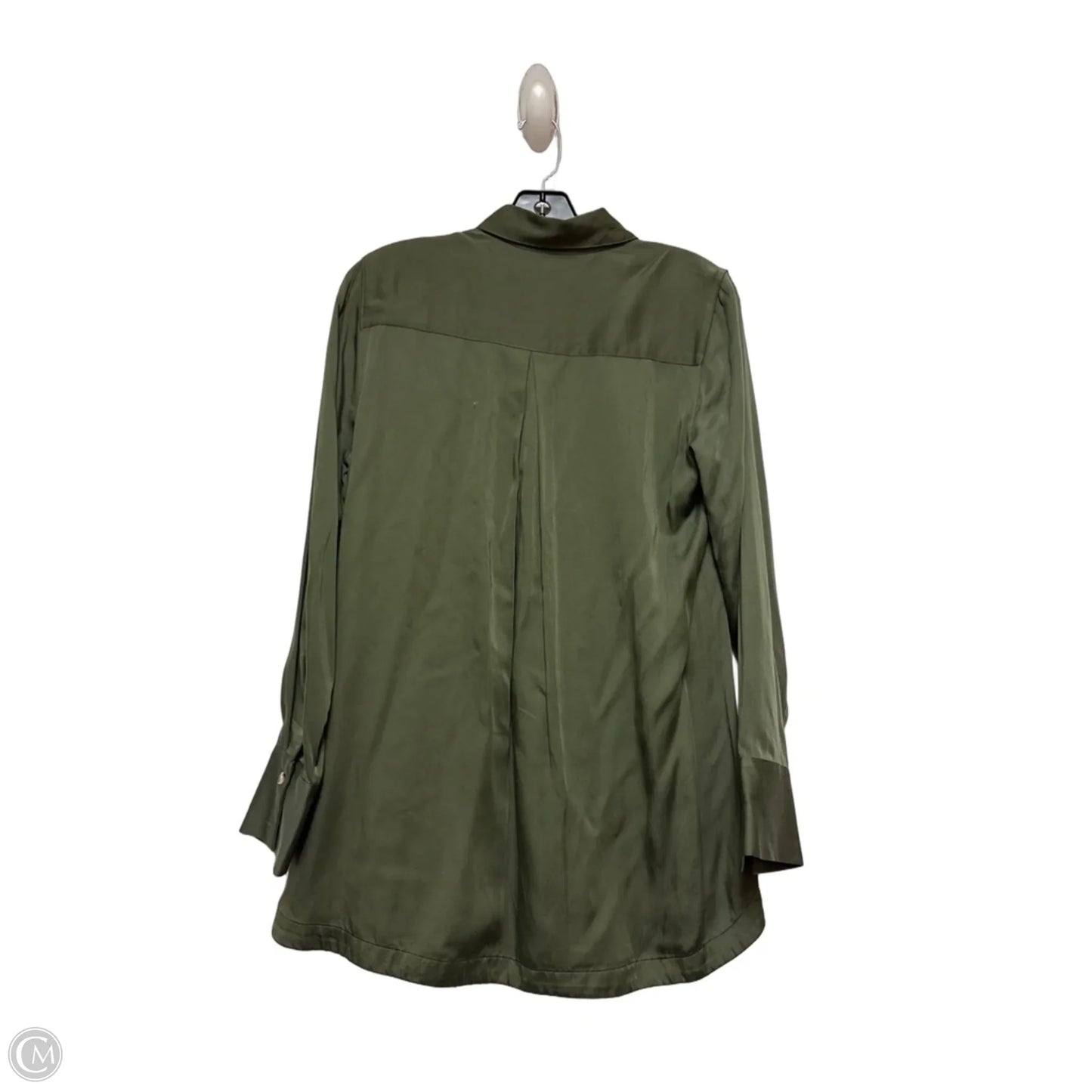 Top Long Sleeve By Chicos In Green, Size: S