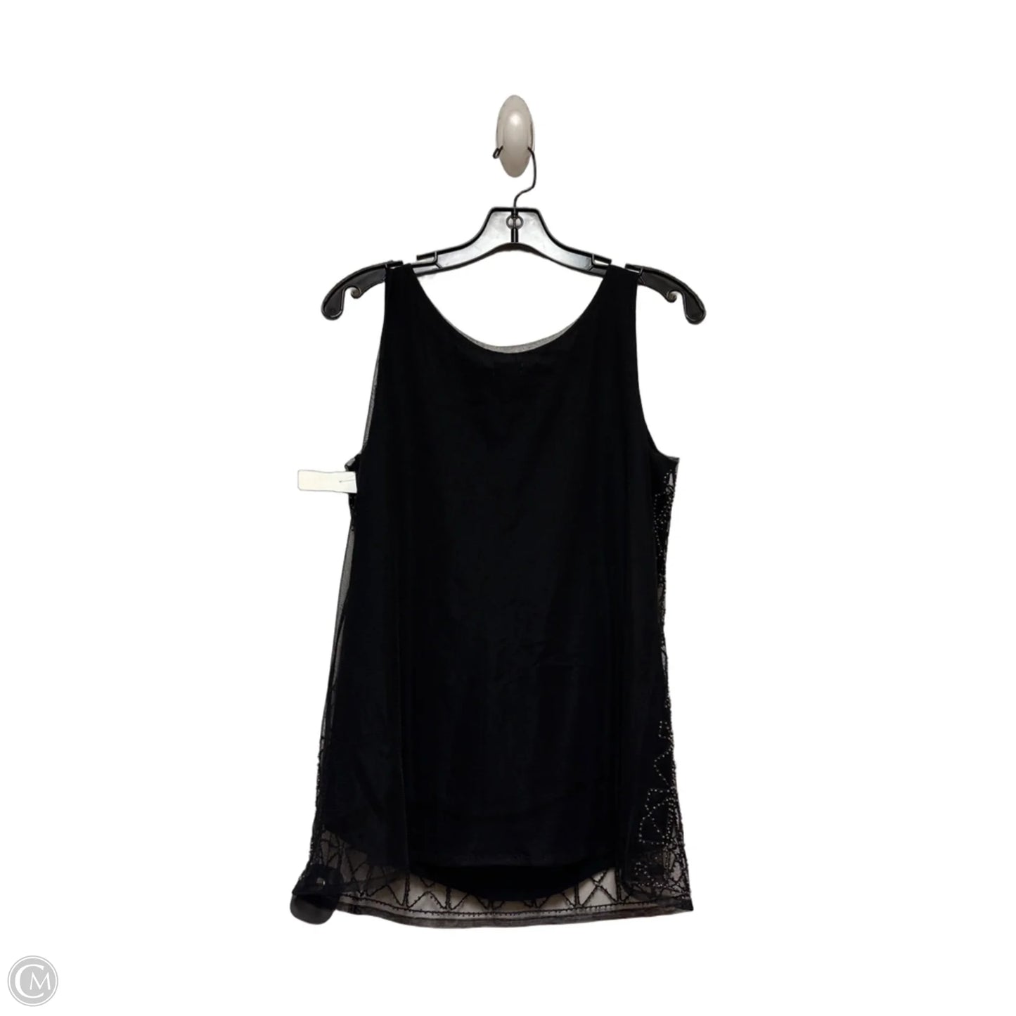 Top Sleeveless By Chicos In Black, Size: S
