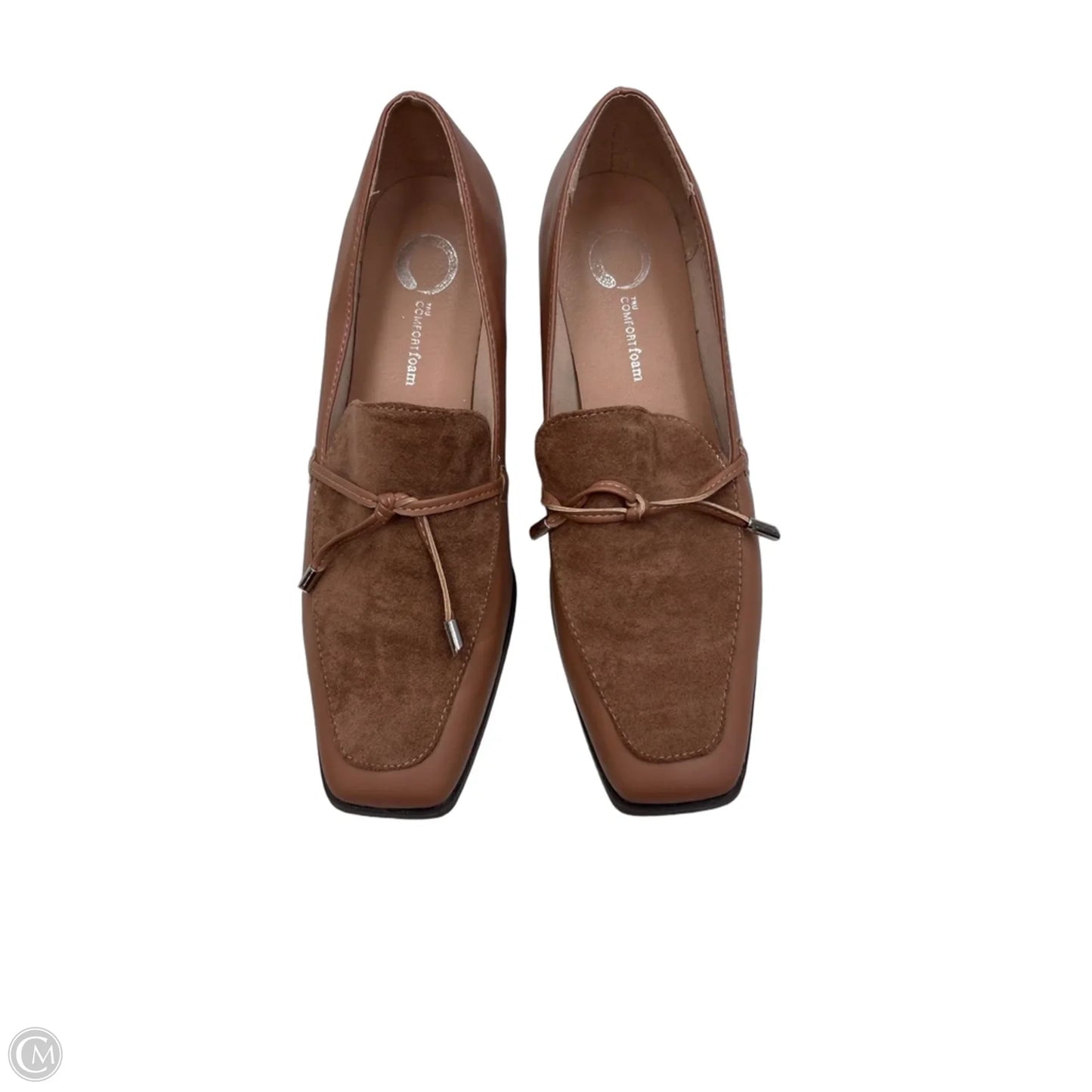 Shoes Heels Block By Journee In Brown, Size: 8