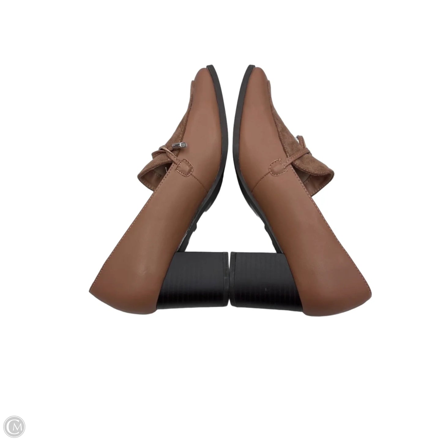 Shoes Heels Block By Journee In Brown, Size: 8