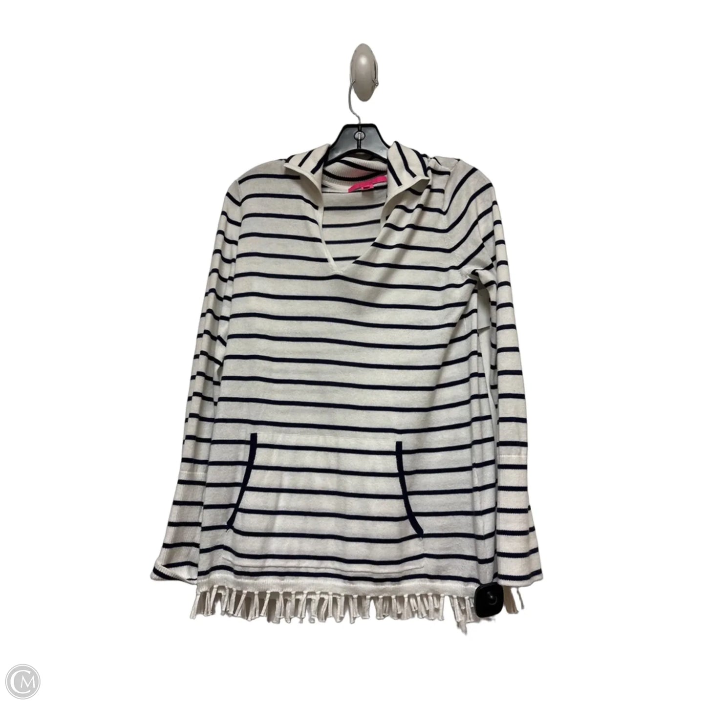 Top Long Sleeve Designer By Lilly Pulitzer In Striped Pattern, Size: S