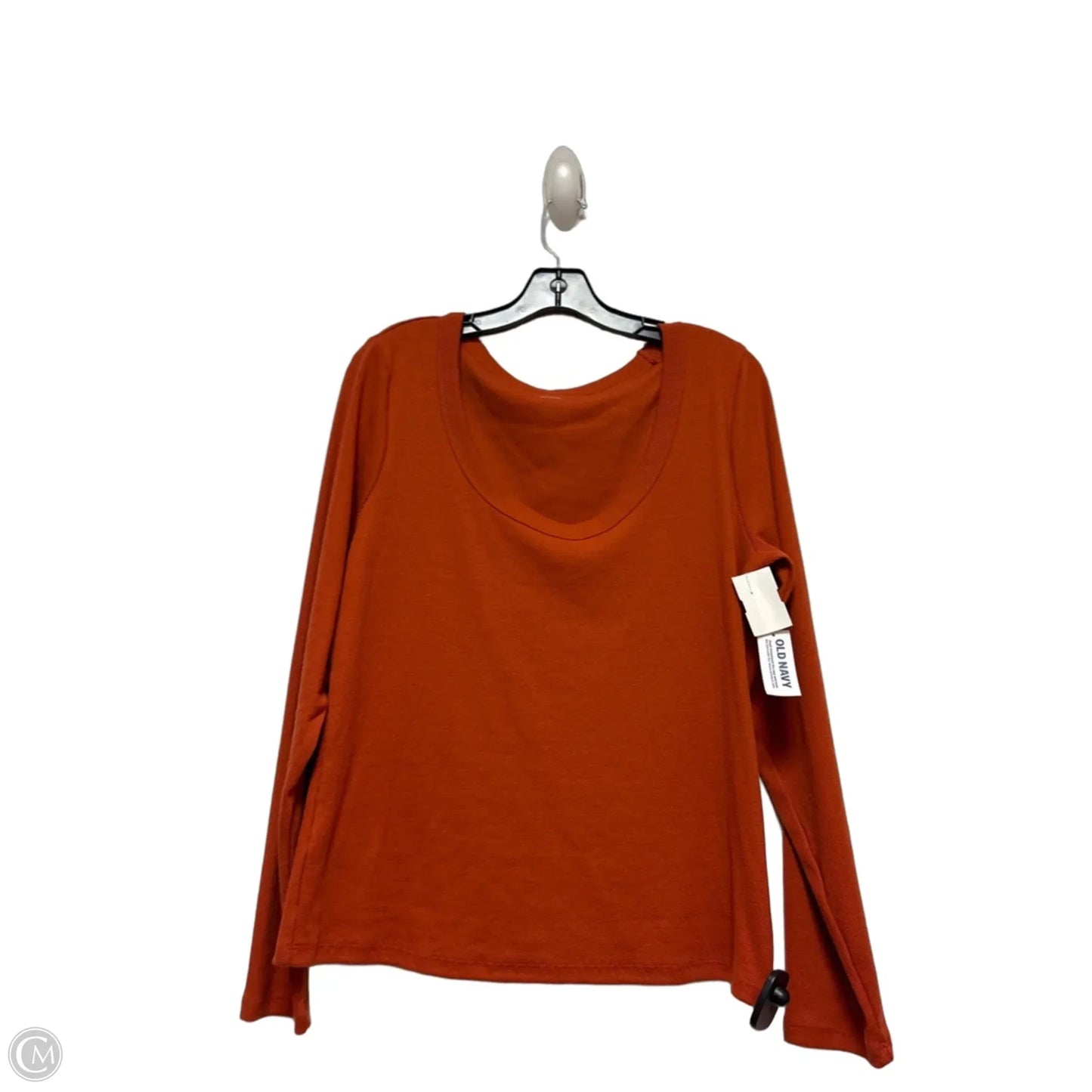 Top Long Sleeve By Old Navy In Orange, Size: Xl
