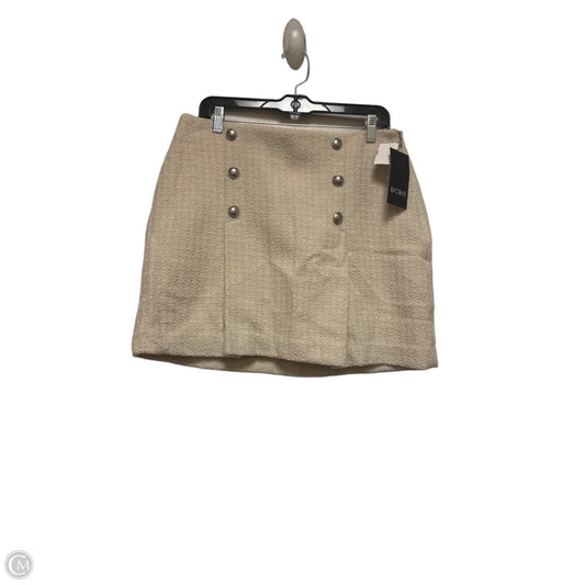 Skirt Mini & Short By Bcbg In Cream, Size: 12