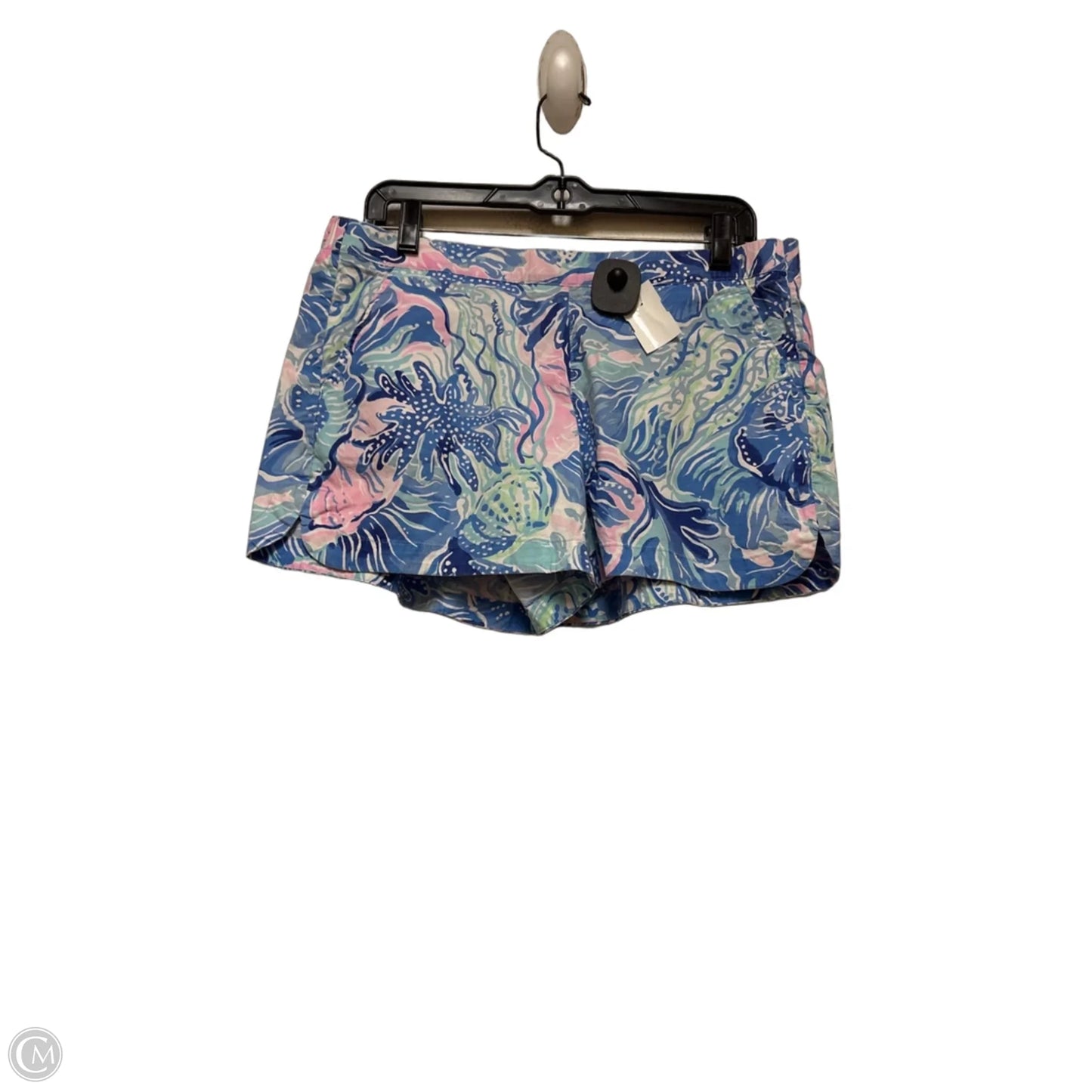 Shorts Designer By Lilly Pulitzer In Blue & Pink, Size: M