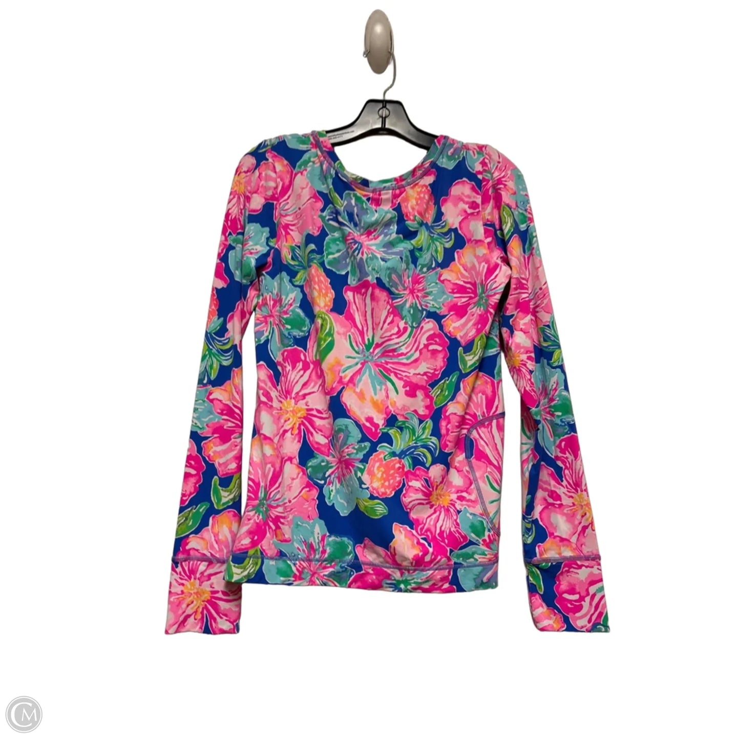 Top Long Sleeve Designer By Lilly Pulitzer In Floral Print, Size: M