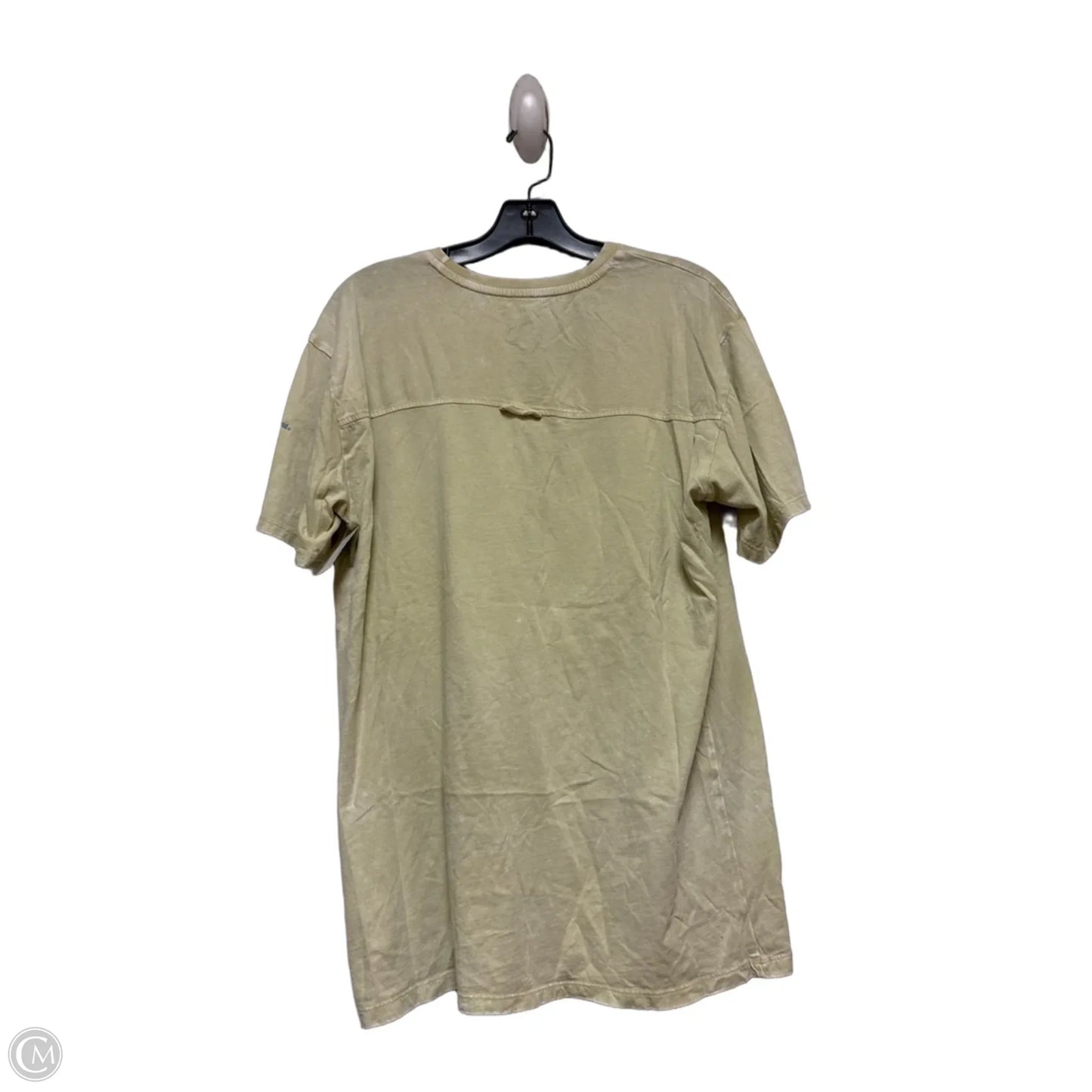 Top Short Sleeve By Disney Store In Tan, Size: M