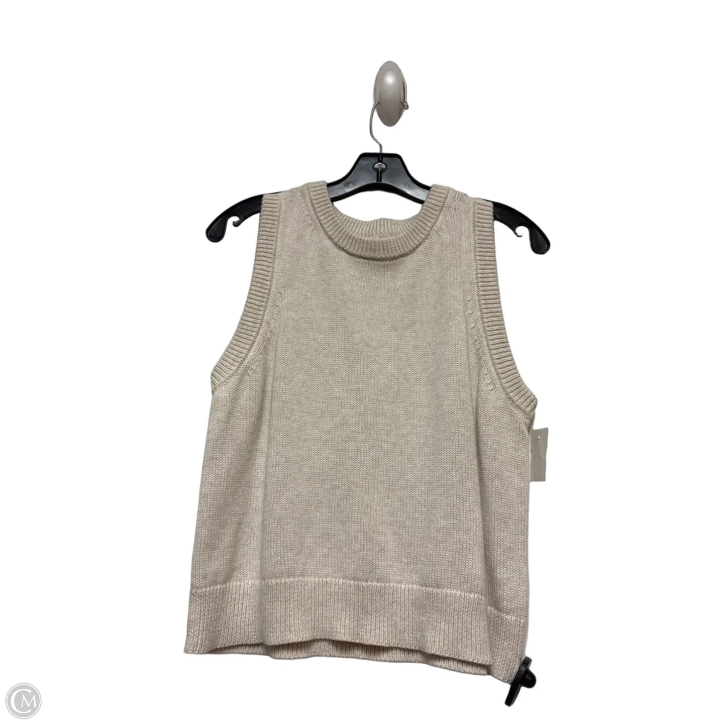 Top Sleeveless By Universal Thread In Tan, Size: M