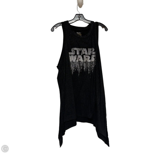 Tank Top By Disney Store In Black & White, Size: 2x