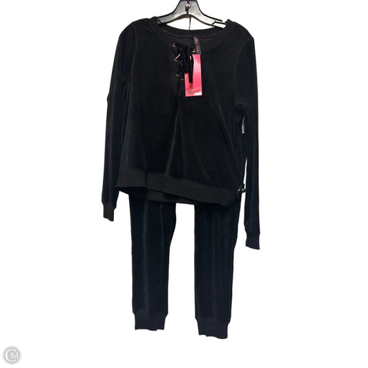 Pants Set 2pc By Betsey Johnson In Black, Size: 12