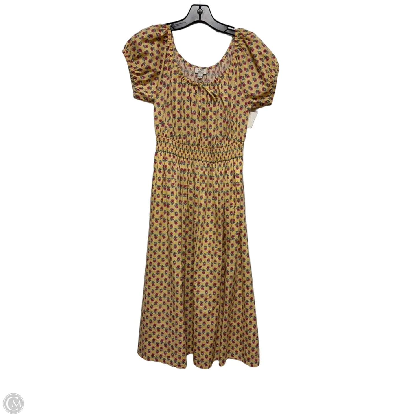 Dress Casual Midi By J. Crew In Floral Print, Size: Xs