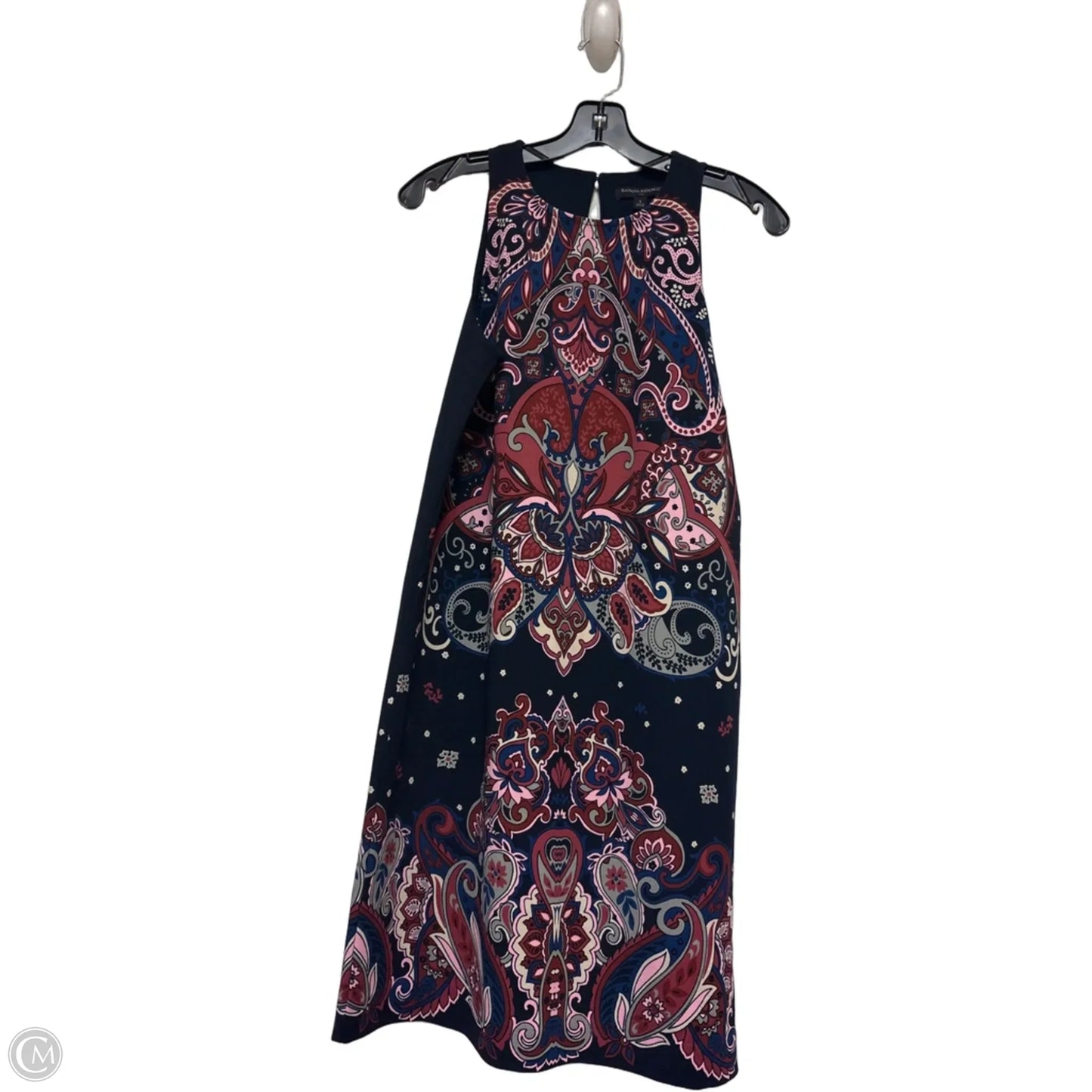 Dress Casual Short By Banana Republic In Blue & Red, Size: S