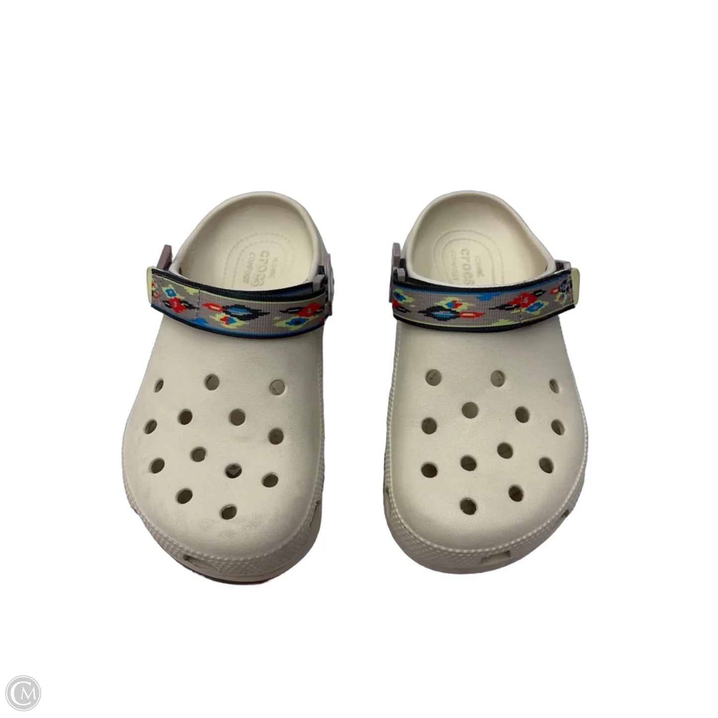 Shoes Flats By Crocs In Tan, Size: 7