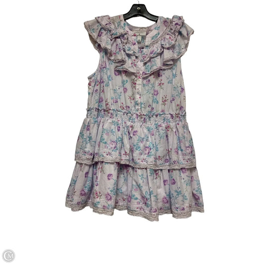 Dress Casual Short By Target-designer In Blue & Purple, Size: 1x
